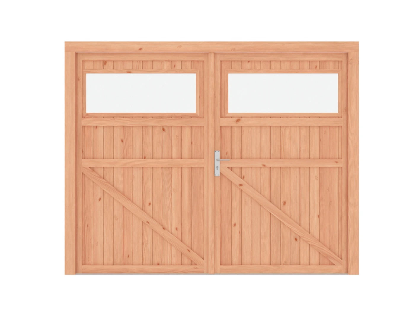 Douglas Dubbele Brede Deur Dicht Met Raam 254 x 217 cm - Afbeelding 4